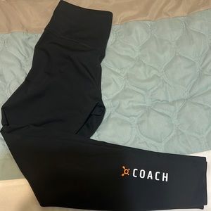 OrangeTheory Coach OTF Pants Women's Small black Leggings Yoga